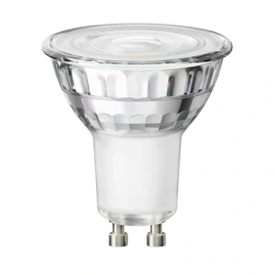 Imagen de ledscom.de GU10 LED iluminante, PAR16, blanco cálido (2800 K), 7,6 W, 1 103 lm, 33 espejo reflector (plata) EEK C, LED, lámpara, foco, spot, GU10, 230V, sustitución halógena