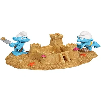Imagen de Smurfs AquaDella Castillo de Arena Playa Pitufos 21,1x11,5x8,8 cm Multicolor