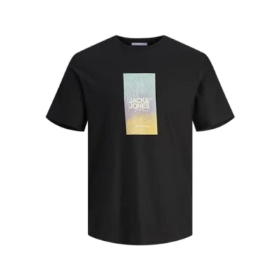 Imagen de JACK &amp; JONES Joraruba Sunset Branding tee SS C.n Camiseta, Negro, S para Hombre