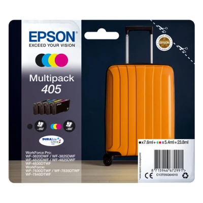 Imagen de Cartucho de tinta Epson C13T05G64010, Pack Negro + Cian Magenta Amarillo, Hasta 1650 páginas, 23.8 ml, Multicolor