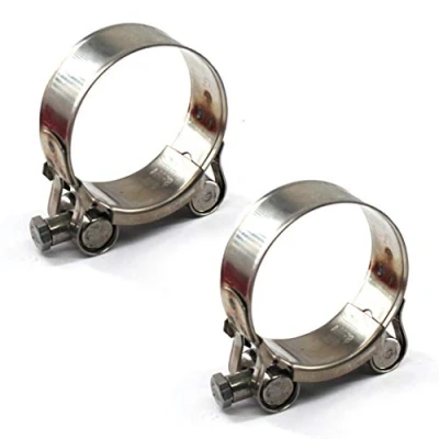 Imagen de 304 abrazadera de perno en T acero inoxidable 98 103mm Herramienta manguera 2PCS