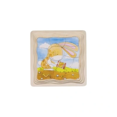 Imagen de goki Puzzle de Capas, Huerta, Multicolor (57495)
