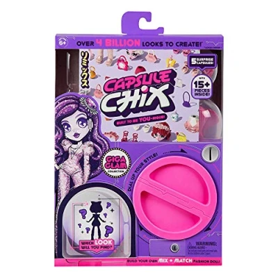 Imagen de Famosa Capsule Chix Giga Glam, muñeca Sorpresa con Experiencia unboxing para niñas a Partir de 5 años 700015397