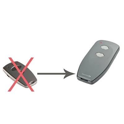 Imagen de MIni mando a distancia Digital 382 de Marantec, emisor ondas radio manual 433 MHz, modelo sucesivo 302, x4runi 122421