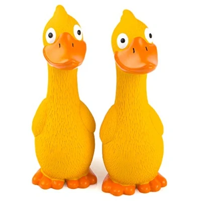 Imagen de Chiwava Paquete de 2 Juguetes látex para Perro 7.9 Pulgadas, Juego Interactivo Perros pequeños y medianos