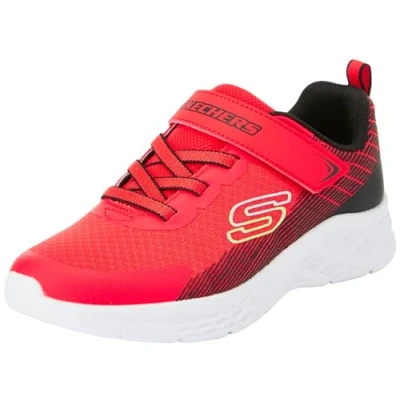 Imagen de Skechers Boys, Zapatillas, Red Textile Synthetic Black Trim, 33.5 EU