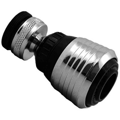 Imagen de Aireador para grifo gira 360 Ajustable en 2 diferentes chorros de agua Accesorio ahorro Adaptador rosca M22 / M24