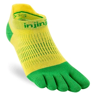 Imagen de Injinji Women&#039;s Run Lightweight No Show (XS/S, Citrus)