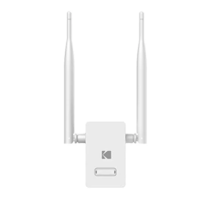 Imagen de Extensor de Alcance la Escucha para bebés Kodak Cherish R100 Cobertura hasta 450 m, Amplificador Wi FI 300 mbs, cifrado 62/128 bits (Solo Compatible con bebé C520 y