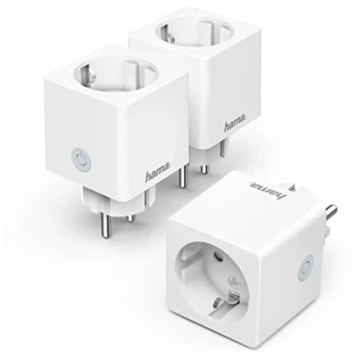 Imagen de Hama Mini enchufe WLAN, control aplicación, 3 ud