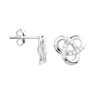 Imagen de SOFIA MILANI Pendientes para Mujeres en Plata de Ley 925 Nudo 20897