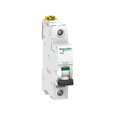 Imagen de Schneider Electric A9F74170 Interruptor Automático Magnetotérmico Ic60N, 1P, 0,5A, Curva C