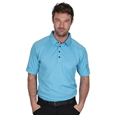 Imagen de Island GREEN Polo de Golf para Hombre IGTS1648 Performance Coolpass 2023