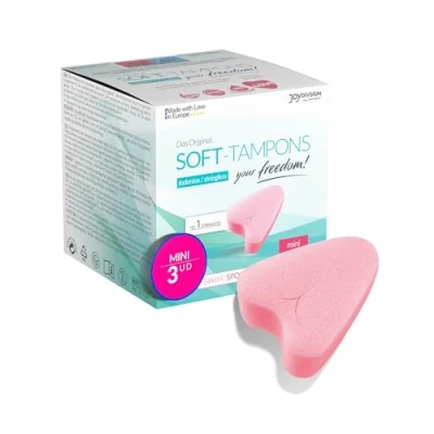 Imagen de Soft Tampons Esponjas menstruales para higiene íntima Mini / 3 uds.