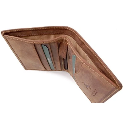 Imagen de VISCONTI Arrow 705 Cartera Cuero Hunter Tostado RFID