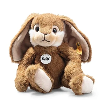 Imagen de Steiff Bommel Conejo Colgante, Color marrón Jengibre esmaltado, Peluche prémium