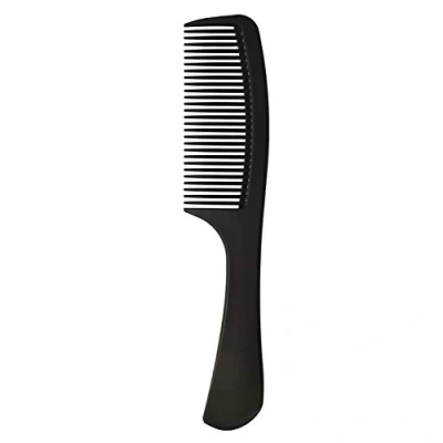Imagen de peine de pelo profesional fibra carbono negro para desenredar por Tongtletech, peluquería y peinado resistente al calor, antiestático largo