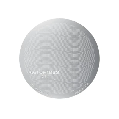 Imagen de AeroPress XL Filtro Reutilizable de Acero Inoxidable Metálico Premium 316 para Cafetera Lavable, 1 Paquete,