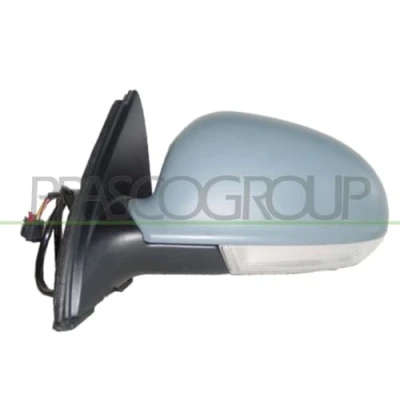 Imagen de Espejo retrovisor Prasco Premium VG5207334P izquierda imprimado eléctrico calefactable, ajustable desde interior, abatible eléctricamente