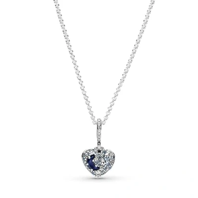 Imagen de Pandora Mujeres Collar Azul/Plata 399232C01 50