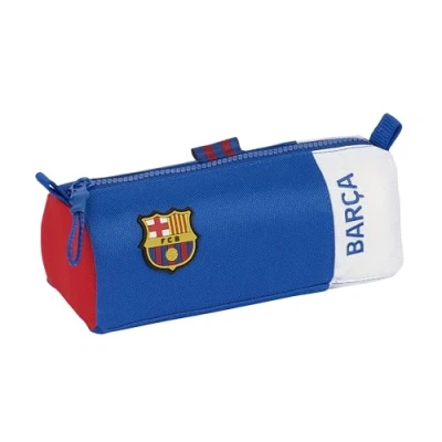 Imagen de Safta F.C. Barcelona 2ª EQUIPACIÓN Portatodo con Cremallera y Compartimiento, Estuche Infantil, Niño, Ideal para Niños en Edad Escolar, Cómodo Versátil, 21x7x8 cm, Color Azul Granate