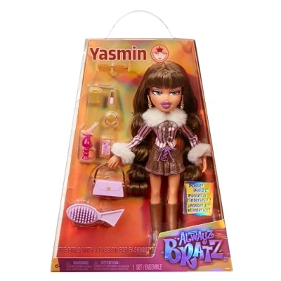 Imagen de Bratz Alwayz Fashion Doll Yasmin con 10 Accesorios y Póster Juguete Infantil Ideal a Partir de 6 años