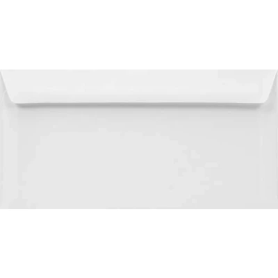 Imagen de Netuno 100x sobres largos color blanco DIN DL 110x220mm 100g Lessebo Smooth White solapa recta sin ventana adhesivos americanos comerciales ideales para invitaciones tarjetas bautizo cumpleaños