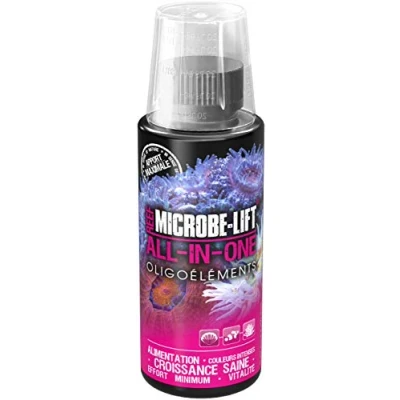 Imagen de Suplemento Completo para corales ARKA All In One 118 ml con Calcio, YODO, estroncio y vitaminas más de 70 nutrientes Esenciales Ideal acuarios Marinos