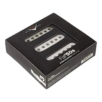 Imagen de Fender Micros Custom Shop Fat &#039;50s Stratocaster aged white