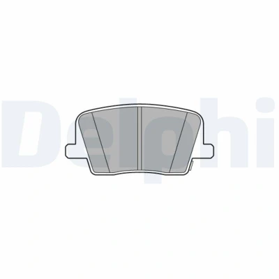 Imagen de DELPHI LP3581 Juego de pastillas freno con avisador acústico desgaste Chapa antichirridos sin accesorios SSANGYONG: Rexton