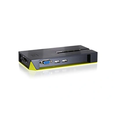 Imagen de LevelOne KVM 0422 Switch (2 puertos USB), color negro