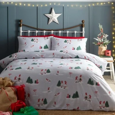 Imagen de Charlotte Thomas Gonkville Juego de Funda edredón Navidad, Cama King