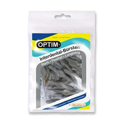 Imagen de Optim Cepillos interdentales (16 unidades, 1,3 mm, tamaño 7), color gris