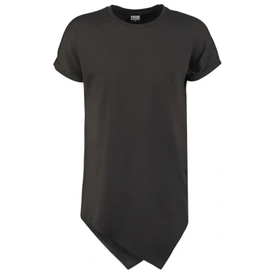 Imagen de Urban Classics Asymetric LONG TEE Camiseta estampada, Hombre, Talla: Small, Black