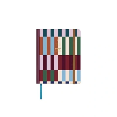 Imagen de UO Agenda Escolar Copenhague Mini Semana Vista: Empieza en septiembre de 2025 y Acaba Agosto 2026, Tapa Dura, Apertura súper cómoda 180 Grados, Negro, Rayas