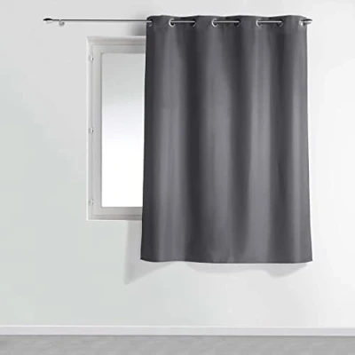 Imagen de Douceur d&#039;Intérieur 1609125 Cortinas, Poliéster, Beton, 140L X 180H cm (1 Panneaux)