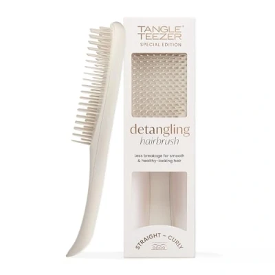Imagen de Tangle Teezer Cepillo desenredante Ultimate, para cabello húmedo y seco, todo tipo de cabello, dientes dos niveles que reducen la rotura eliminan los nudos, color gris pómez, acabado mate