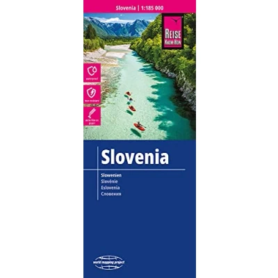Imagen de Eslovenia, mapa impermeable de carreteras. Escala 1:185.000 impermeable. Reise Know How.: reiß und wasserfest (world mapping project) (Slovenia (1:185.000))