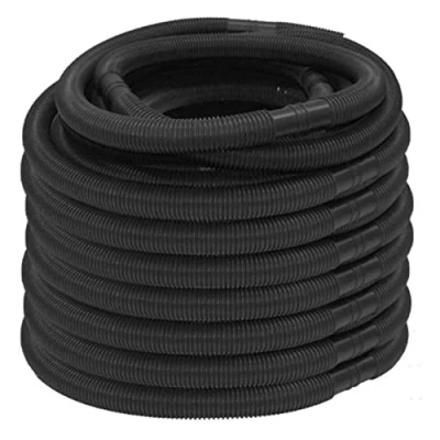 Imagen de piscina 32 mm, color negro, resistente a los rayos UV y al cloro, para jardín piscina, calefacción solar, esteras solares bombas