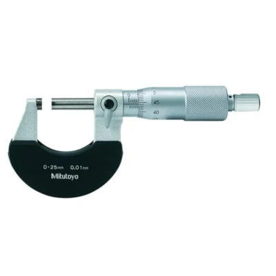 Imagen de Mitutoyo micrómetro de Certificado Din 863/1, rango medición 0 25 mm, 1 pieza, 102 301