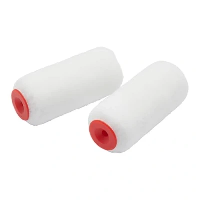 Imagen de ProDec Advance Paquete doble de rodillos pintura Ice Fusion pelo mediano 4 pulgadas para un acabado ultra suave, con emulsión y pinturas satinadas en paredes interiores, techos,