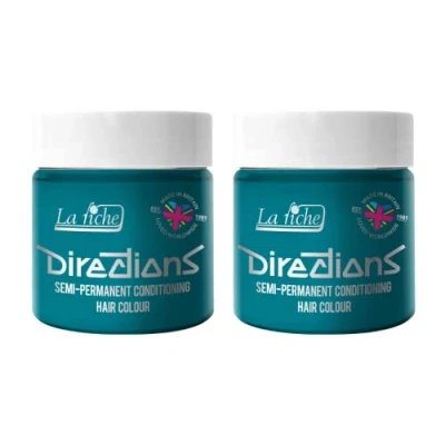 Imagen de 2 x La Riche Directions Semi Permanent Hair Color Bote de 100 ml (Turquoise)