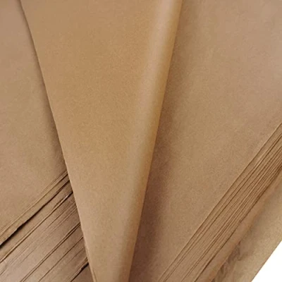 Imagen de hojas de papel seda marrón chocolate para envolver 60 grandes, arte sin ácidos, perfectas regalos, almacenamiento