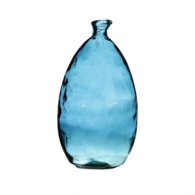 Imagen de NATURAL LIVING LOU 3,4L JARRÓN DE Zafiro EN Vidrio Reciclado D17CM X H30CM