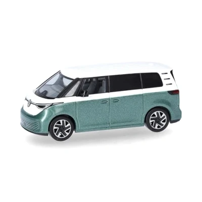 Imagen de herpa Coche Modelo VW ID. Buzz de Dos Tonos, Miniatura a Escala 1:87, Pieza colección, plástico