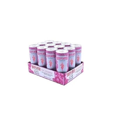 Imagen de Beefeater Pink Gin&amp;Tonic REDI Cóctel 12 unidades 250 ml