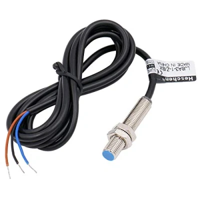 Imagen de Heschen M8 Interruptor de sensor proximidad inductivo Tipo escudo LJ8A3 1 Z/BX Detector 1mm 10 30VDC 200mA NPN normalmente abierto (NO) 3 cables