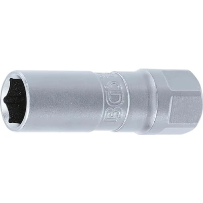 Imagen de BGS 2407 Vaso para bujías Hexagonal Cuadrado Interno 12,5 mm (1/2&quot;) 14