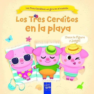 Imagen de TRES CERDITOS EN LA PLAYA, LOS (LOS CERDITOS: UN GIRO EL CUENTO)