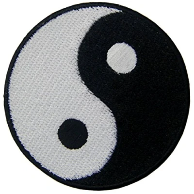 Imagen de Ying Yang el Taoísmo Bordado Hierro en Coser Parche